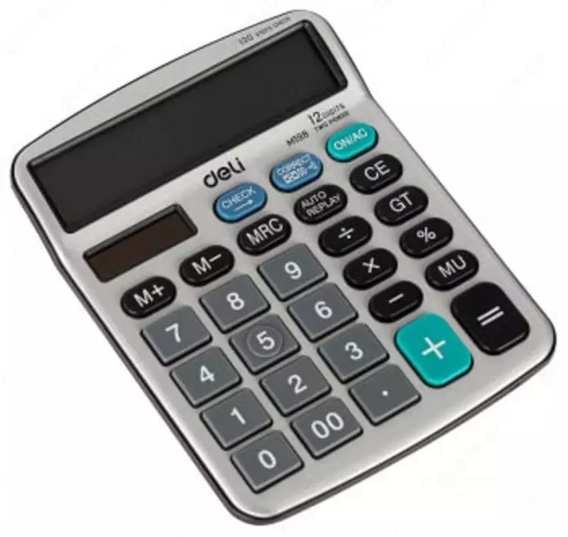 Калькулятор "Deli" 12 - разрядный (Арт. - 19810-EM)