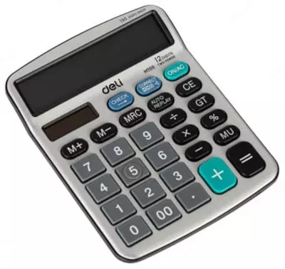 Калькулятор "Deli" 12 - разрядный (Арт. - 19810-EM)
