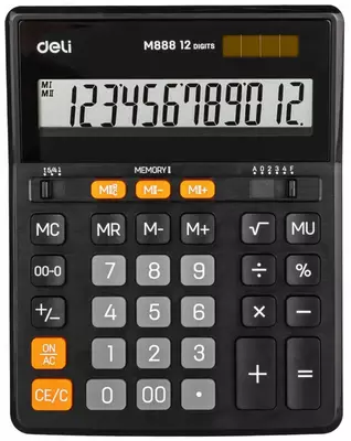 Калькулятор "Deli" 12 - разрядный (Арт. - 888-M)