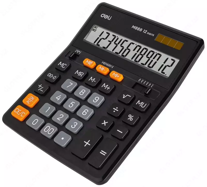 Калькулятор "Deli" 12 - разрядный (Арт. - 888-M)