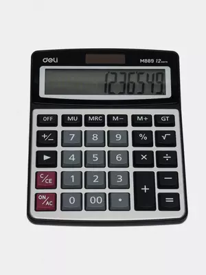 Калькулятор "Deli" 12 - разрядный (Арт. - 889-M)
