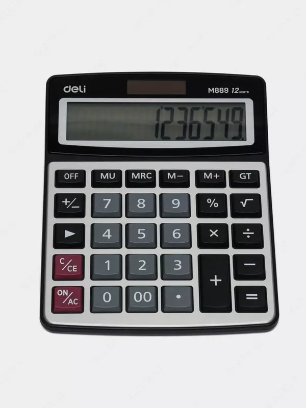 Калькулятор "Deli" 12 - разрядный (Арт. - 889-M)
