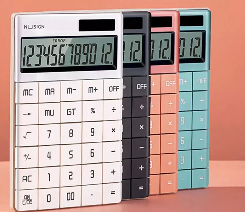 Калькулятор "Deli Nusign" 12 - разрядный (Арт. - 041-NS-gr)