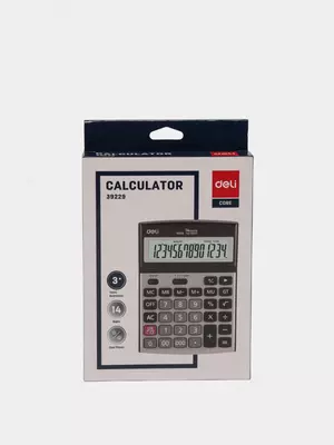 Kalkulyator "Deli" 14 - raqam (modda - 39229)