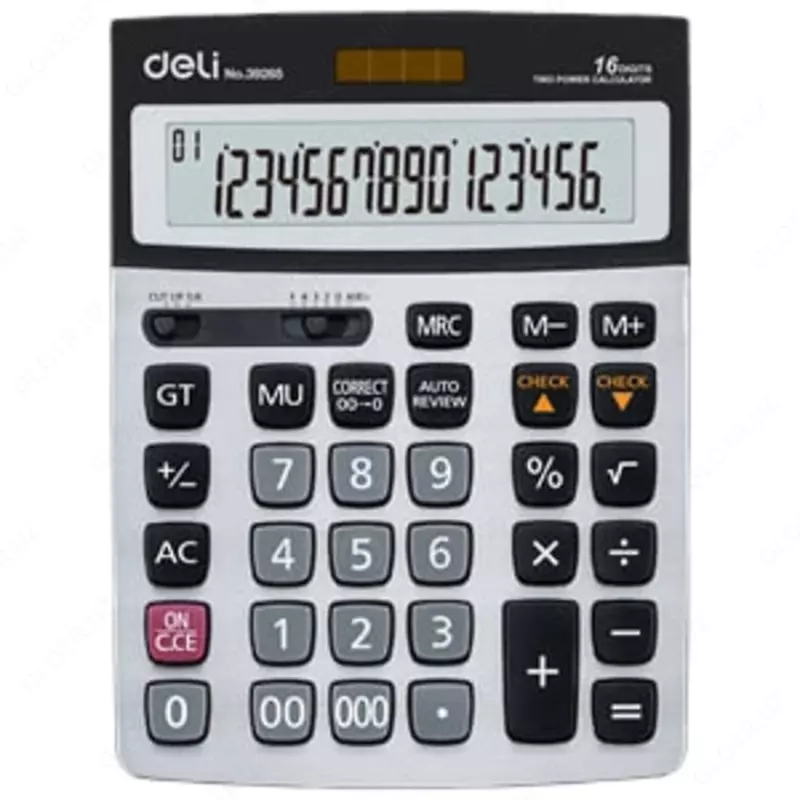 Калькулятор "Deli" CHECK 16 - разрядный (Арт. - 39265)