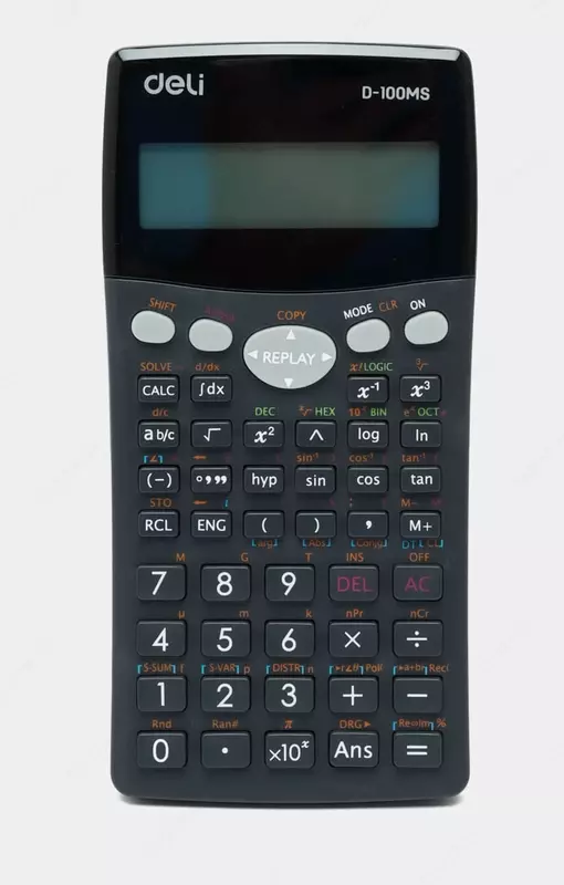 Инженерный Калькулятор "Deli" 12-разрядный (Арт. - ED-100MS)