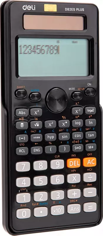 Инженерный Калькулятор "Deli" 12-разрядный (Арт. - ED82-ES)