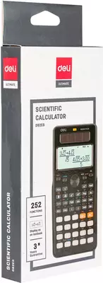 Инженерный Калькулятор "Deli" 12-разрядный (Арт. - ED82-ES)