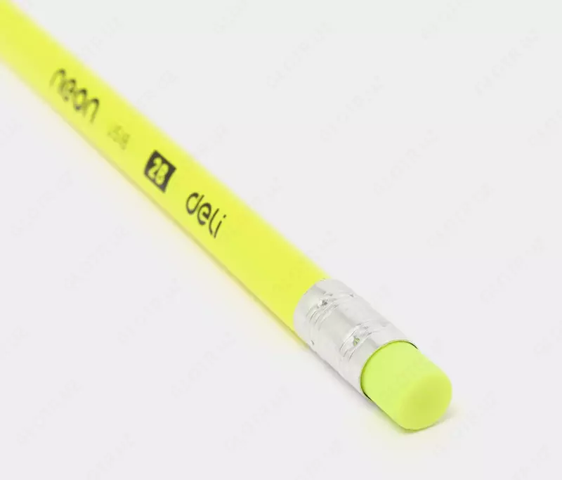 Чернографитный Карандаш "Deli" Neon с ластиком 2В, Т50 (Арт.-51806-EU)
