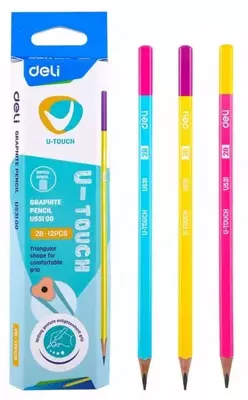 Чернографитный Карандаш "Deli U-TOUCH" 2В (Арт.-53100-WU-12pcs)