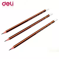 Чернографитный Карандаш "Deli" с ластиком 2В (Арт.-37013е)