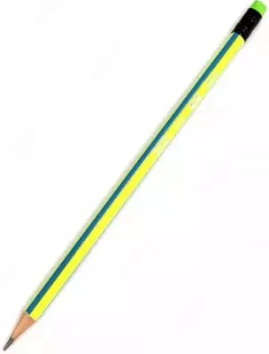 Чернографитный Карандаш "Deli" с ластиком 2В (Арт.-019-2B-C-12)