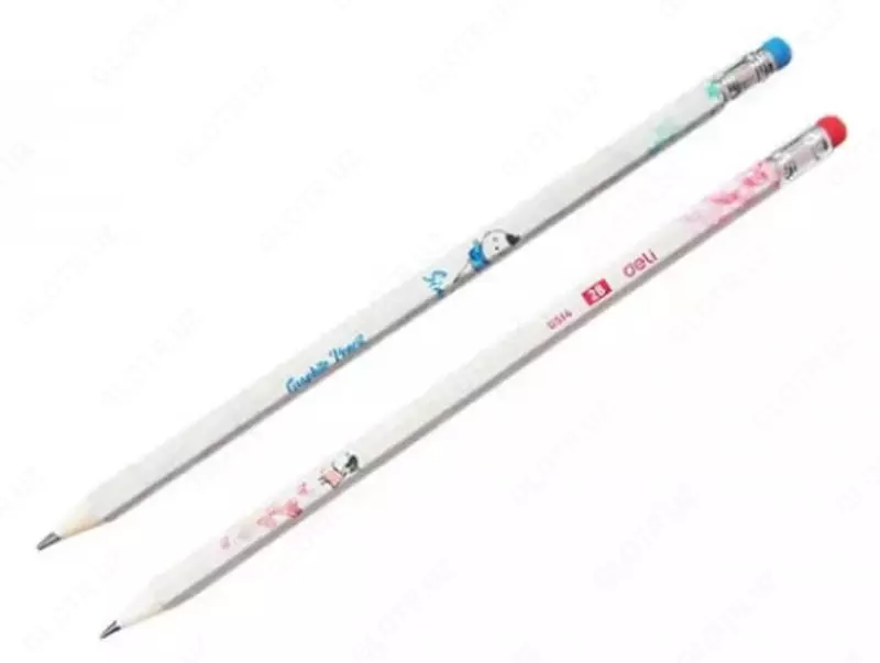 Чернографитный Карандаш "Deli" с ластиком 2В (Арт.-51400-EU)