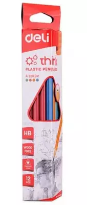 Чернографитный Карандаш "Deli Think" с ластиком НВ (Арт.- 50000-EU) - 850 сум / шт.
