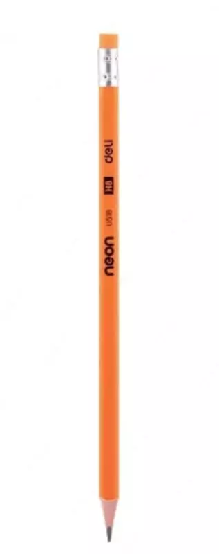 Чернографитный Карандаш "Deli Neon" с ластиком НВ (Арт.- 51600-EU)