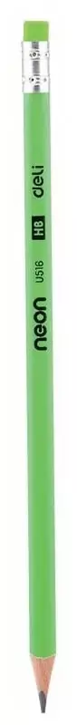 Чернографитный Карандаш "Deli Neon" с ластиком НВ (Арт.- 51600-EU)