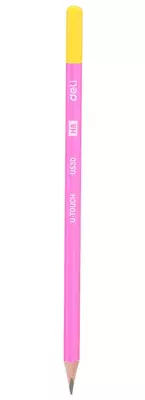 Чернографитный Карандаш "Deli U-TOUCH" с ластиком НВ (Арт.- 53000-WU)