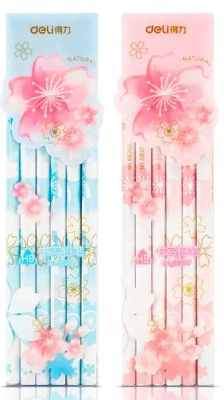 Чернографитный Карандаш НВ "Deli" (Арт.- 58207-12) Ассортимент