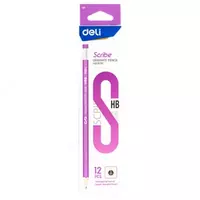 Чернографитный Карандаш "Deli" с ластиком НВ (Арт.- 50800-EU) Ассортимент - 1 000 сум