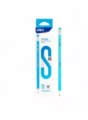 Чернографитный Карандаш "Deli" с ластиком НВ (Арт.- 50800-EU) Ассортимент