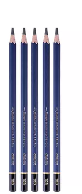 Чернографитный художественный карандаш 10В "Deli Nuevo" (Арт.- 999S-10B)