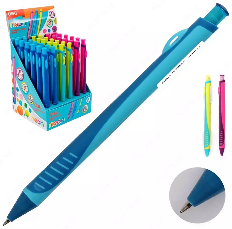 Mexanik qora qo'rg'oshin qalam "Deli" 0,5 mm (Art.- 61100-WU)