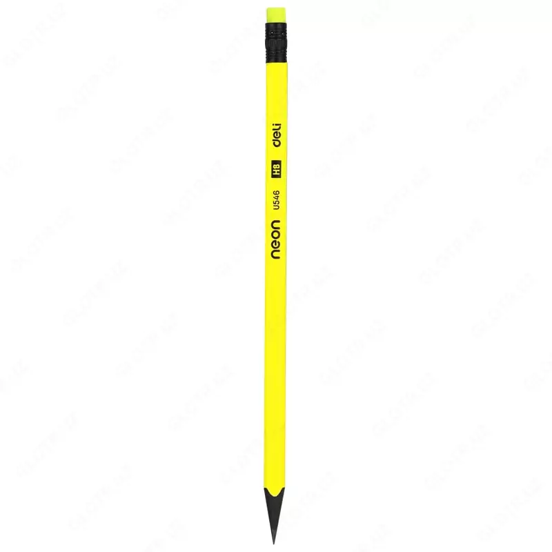 Qora qo'rg'oshin qalam "Deli Neon" HB o'chirgichli (Art.- 54600-EU)