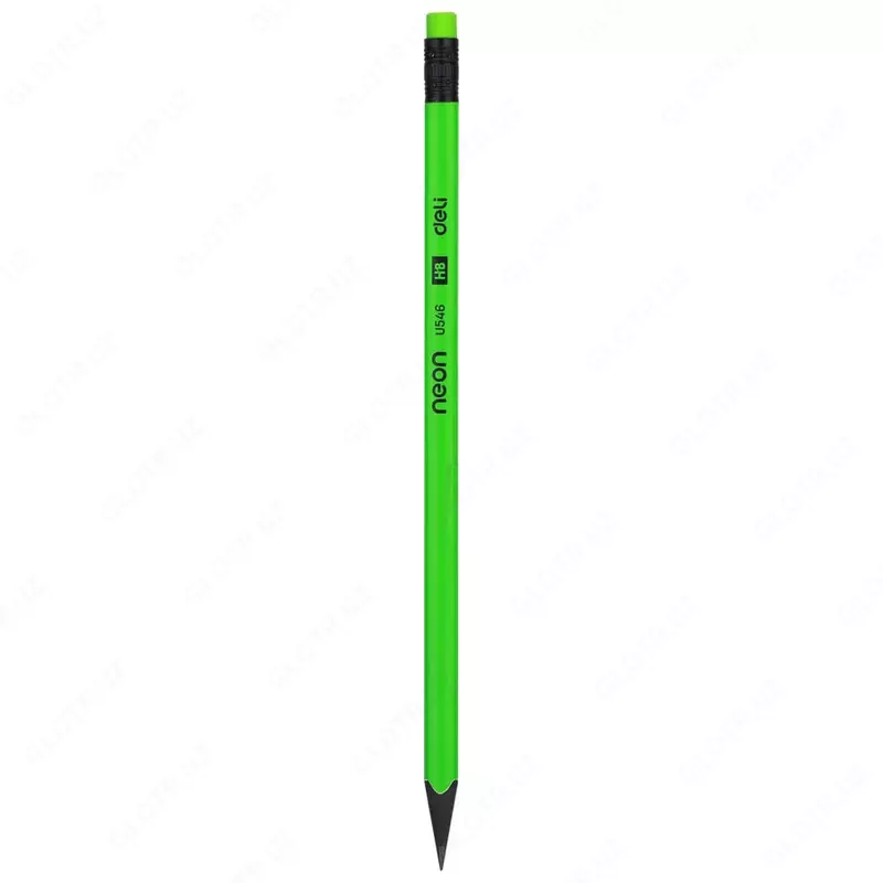 Qora qo'rg'oshin qalam "Deli Neon" HB o'chirgichli (Art.- 54600-EU)