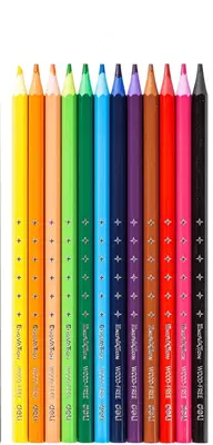Набор цветных карандашей "Deli Enovation" 12 цветов (Арт.- 110-12-EC)