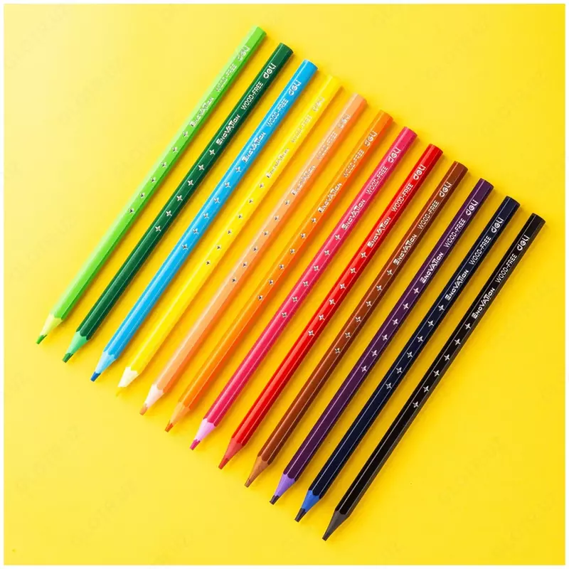 Набор цветных карандашей "Deli Enovation" 12 цветов (Арт.- 110-12-EC)