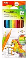 Набор цветных карандашей "Deli Enovation" 12 цветов (Арт.- 113-12-EC)
