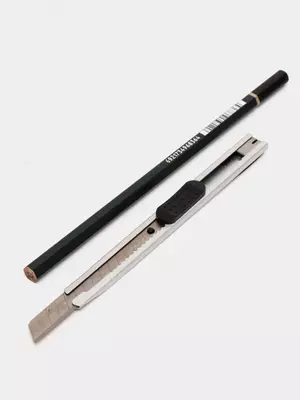 Qo'rg'oshinli qora qalamlar to'plami aksessuarlari "Deli" 2H-12V, 16 dona. (58125-modda)