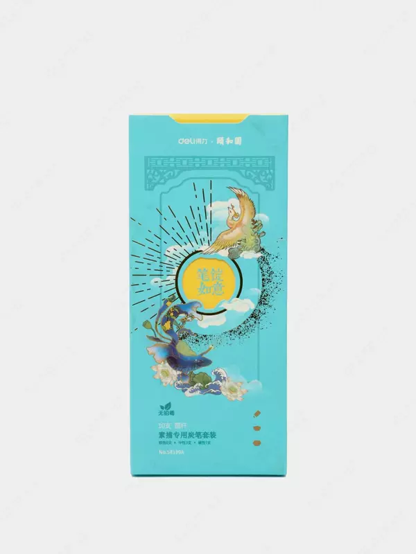 Eskiz qalamlari "Deli" B+HB+H, 10 dona. (m.- 58199-A)