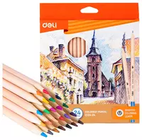 Набор цветных карандашей "Deli" 24 цвета (Арт.- 124-24-CC)