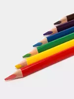 Набор цветных карандашей "Deli Jumbo" 6 цветов (Арт.- 00660-EC) - 22 000 сум