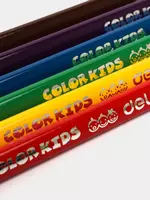 22 000 сум Набор цветных карандашей "Deli Jumbo" 6 цветов (Арт.- 00660-EC)