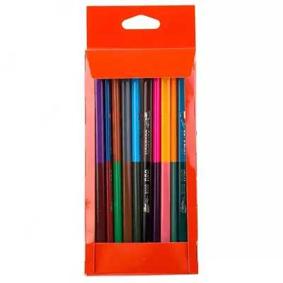 Ikki tomonlama rangli qalamlar to'plami "Deli ColoRun" 24 rang, 12 dona. (m.- 00520-EC)