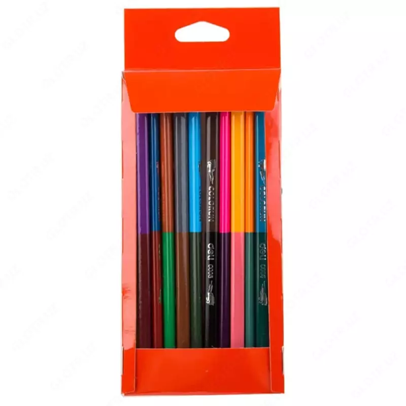 Ikki tomonlama rangli qalamlar to'plami "Deli ColoRun" 24 rang, 12 dona. (m.- 00520-EC)