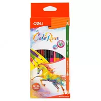 Набор двухсторонних цветных карандашей "Deli ColoRun" 24 цвета