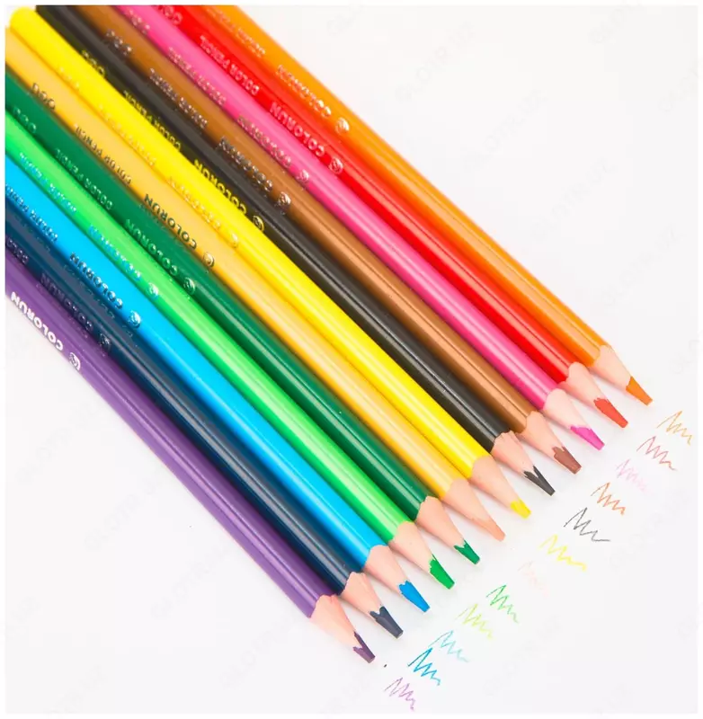 Набор цветных карандашей "Deli ColoRun" 18 цветов (Арт.- 00110-EC)