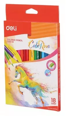 Набор цветных карандашей "Deli ColoRun" 18 цветов (Арт.- 00310-EC) NEW