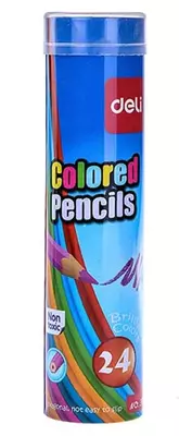 Rangli qalamlar to'plami "Deli" 24 rang (m.- 37121)