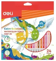 Набор цветных карандашей "Deli Color Emotion" 24 цвета (Арт.- 00720-EC) NEW