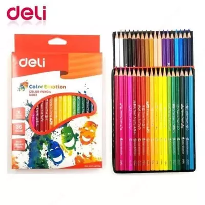 Набор цветных карандашей "Deli Color Emotion" 36 цветов (Арт.- 00230EC)
