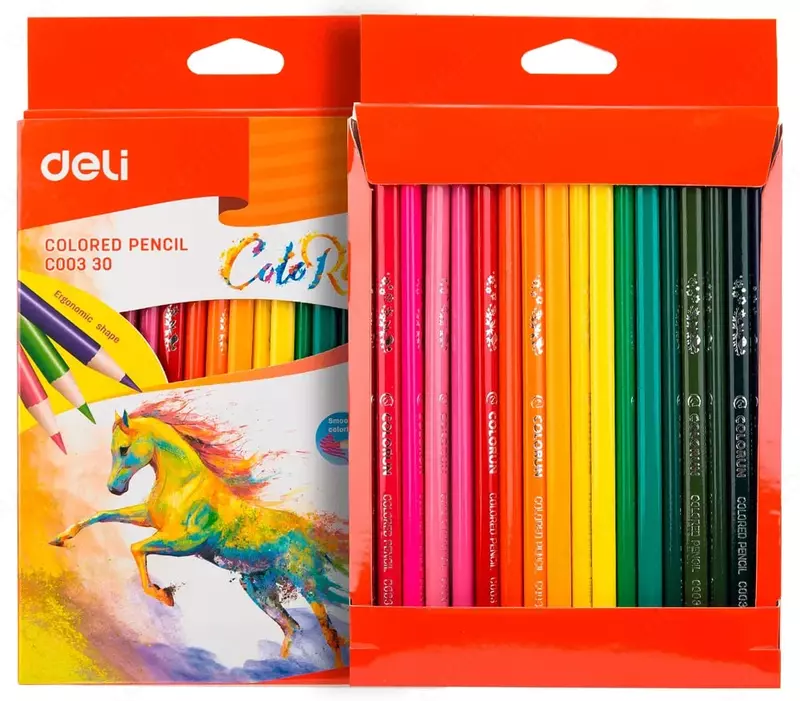 Набор цветных карандашей "Deli ColoRun" 36 цветов (Арт.- 00330-EC) NEW