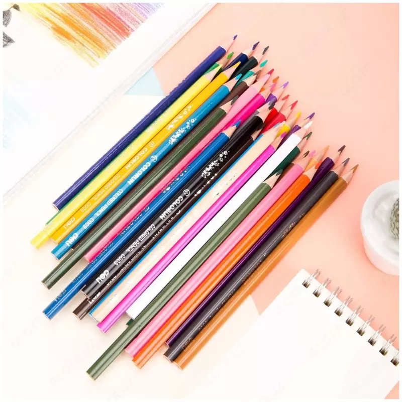 Rangli qalamlar to'plami "Deli ColoRun" 36 rang (Art.-00337-EC) YANGI
