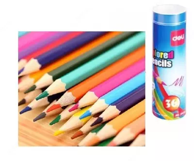 Rangli qalamlar to'plami "Deli" 36 rang (m.- 37122)