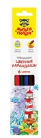 9 900 сум Набор цветных карандашей Мульти-Пульти "Невероятные приключения" 6 цветов (Арт.- CP_41052)