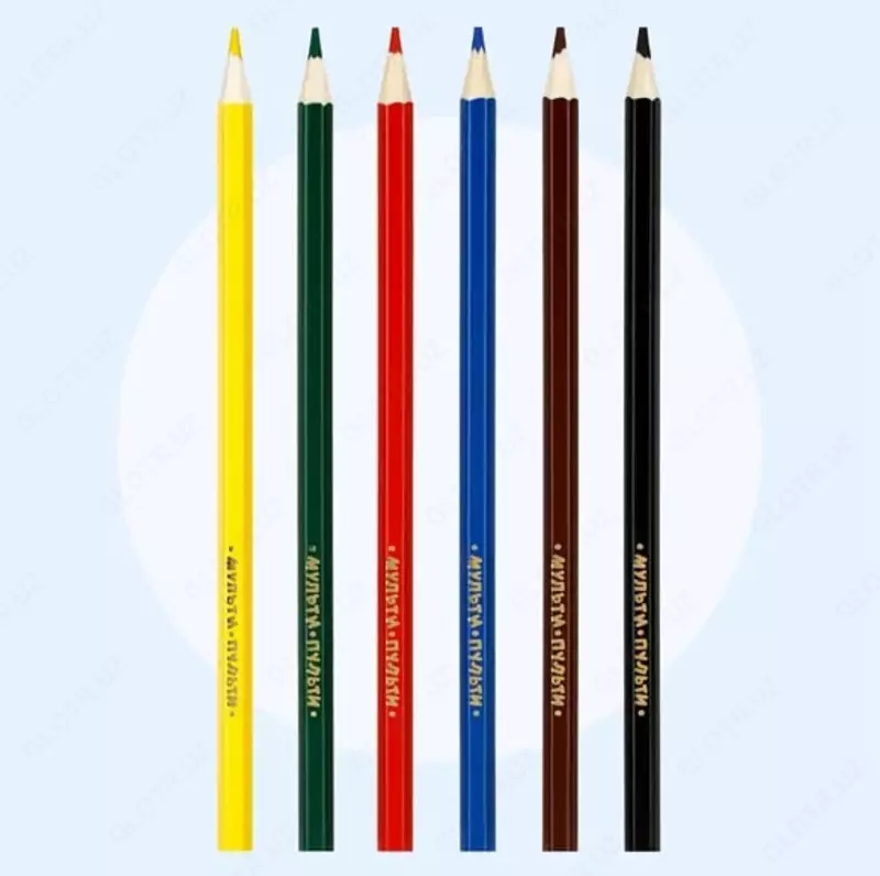 Набор цветных карандашей Мульти-Пульти "Невероятные приключения" 6 цветов (Арт.- CP_41047)