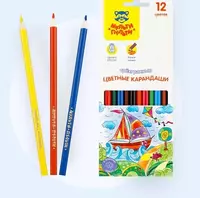 Набор цветных карандашей Мульти-Пульти "Невероятные приключения" 12 цветов (Арт.- CP_41053)